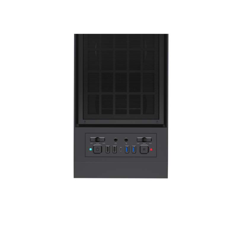 Case EATX GAMEMAX MASTER 2 BK, w/o PSU, 0,8mm, 4x120mm, Fan Controller, Tempered Glass, Dust Filter, 2xUSB3.0,