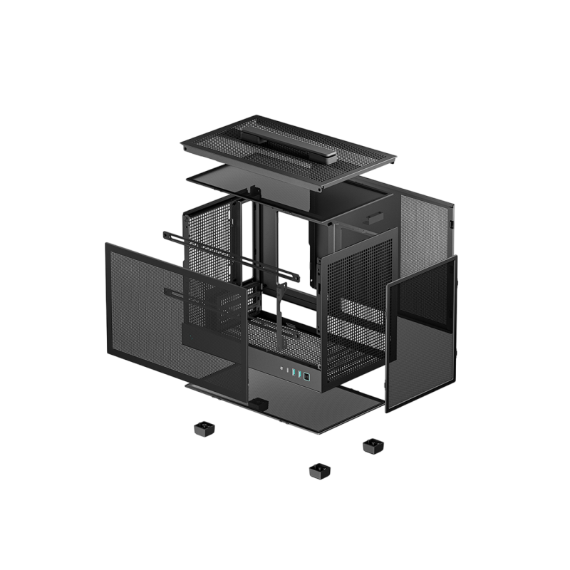 Carcasa PC Deepcool CH160 Mesh, Black