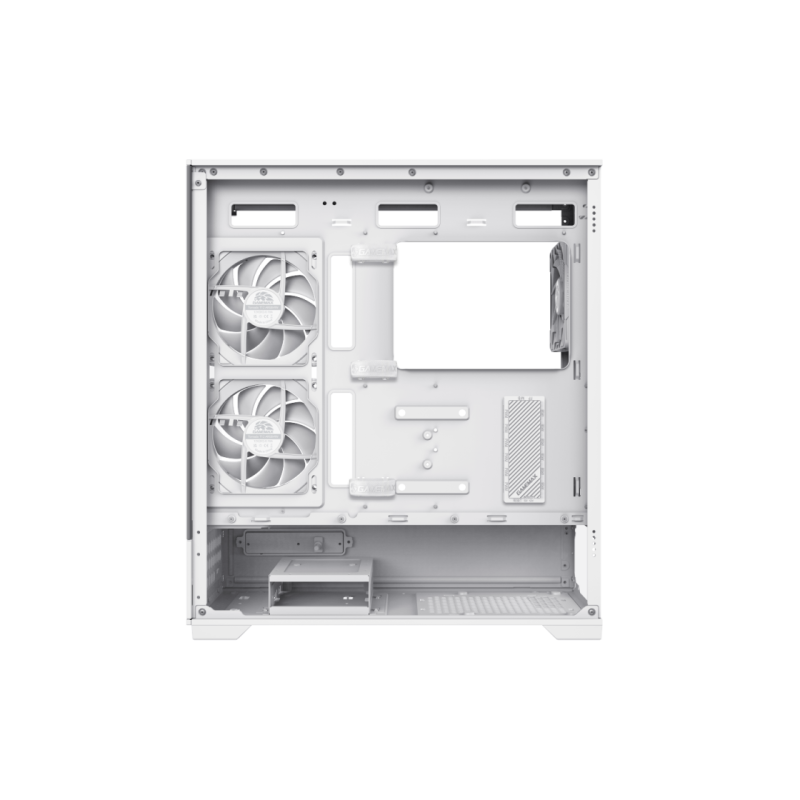 Case ATX GAMEMAX VISTA 2 AW, w/o PSU, 0.6mm, 3x120mm ARGB, ARGB Hub, RC, Front&Side Tempered Glass, 2xUSB3.0,