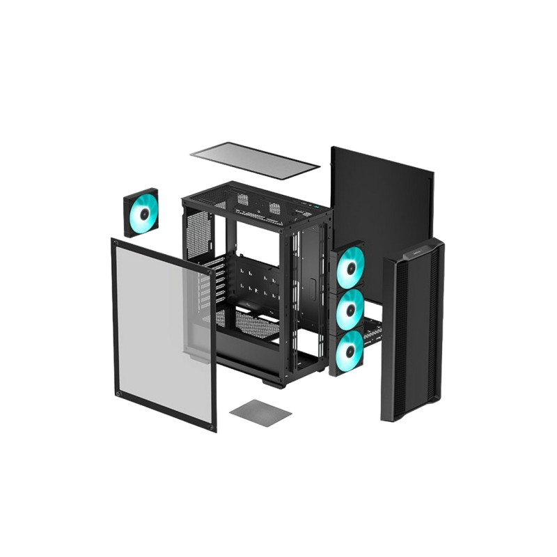 Корпус для ПК Deepcool CC560 v2, Black