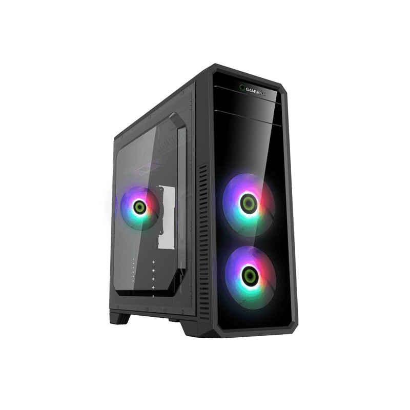Carcasa PC Gamemax G561-FRGB, Black