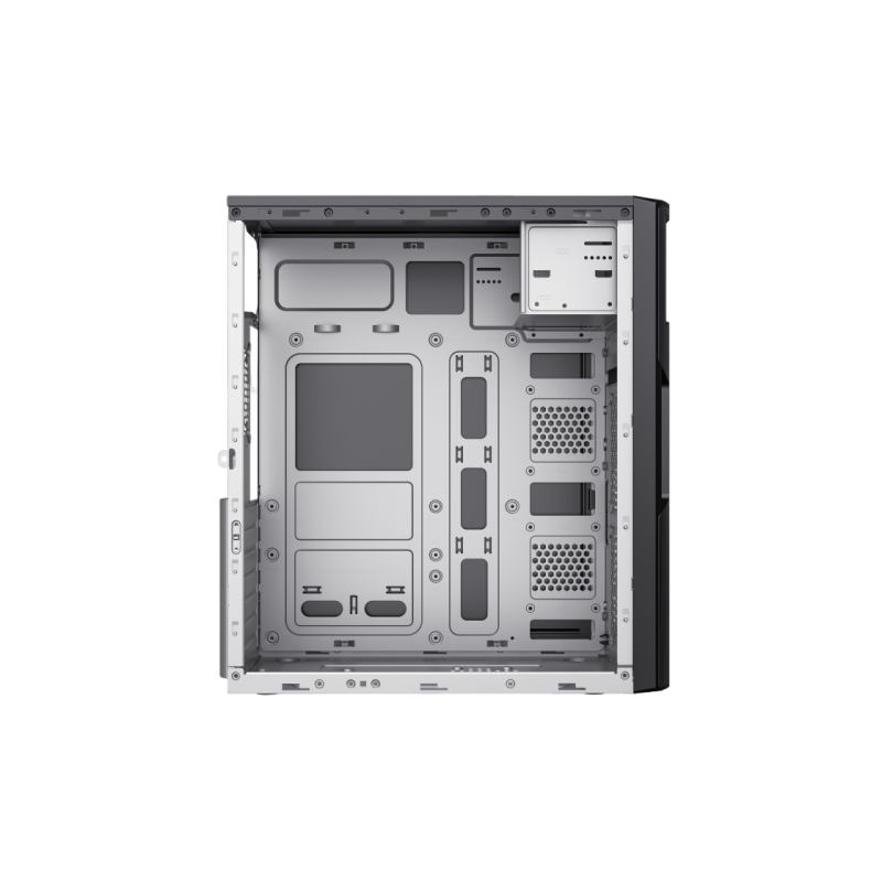 Корпус для ПК Sohoo 2810BK, 500W, Black/Gray