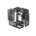 Case mATX Deepcool CH270 Digital, w/o PSU, No fans, TG, 2xUSB3.0, 1xUSB-C, 1x2.5", 1x3.5", Black