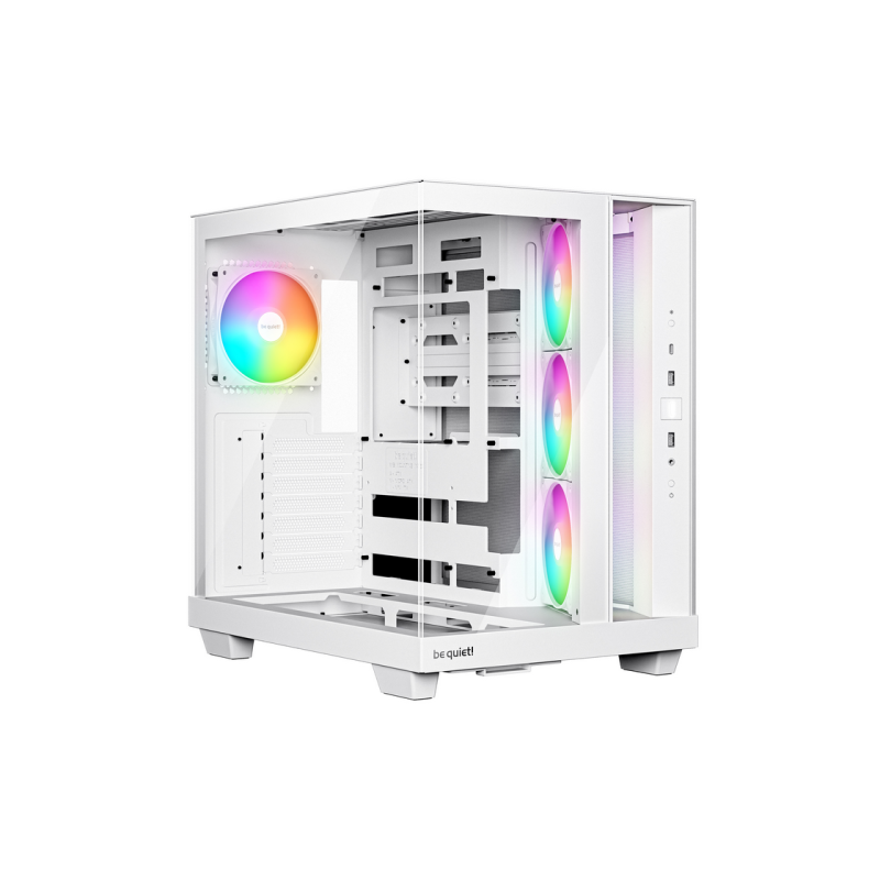 Case ATX be quiet! Ligh Base 500 LX, w/o PSU, 4x120mm ARGB fan, Front&Side TG, DF, USB-C, 2xUSB3.2, 1x3.5&quot