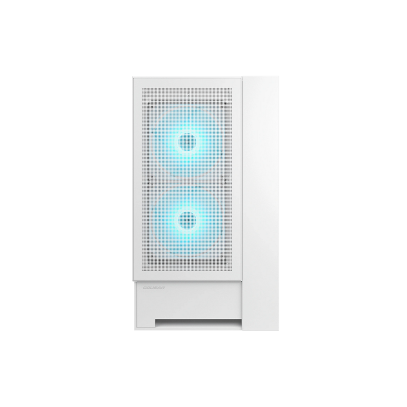 Case ATX Cougar OmnyX White w/o PSU 2x160front 2x160rear PWM ARGB fans Glass: Top & Side, RGB Hub 4xUSB3.0