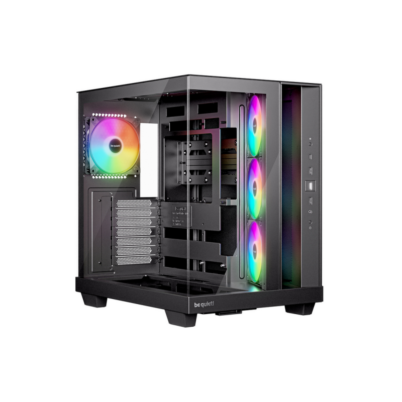 Case ATX be quiet! Ligh Base 500 LX, w/o PSU, 4x120mm ARGB fan, Front&Side TG, DF, USB-C, 2xUSB3.2, 1x3.5&quot