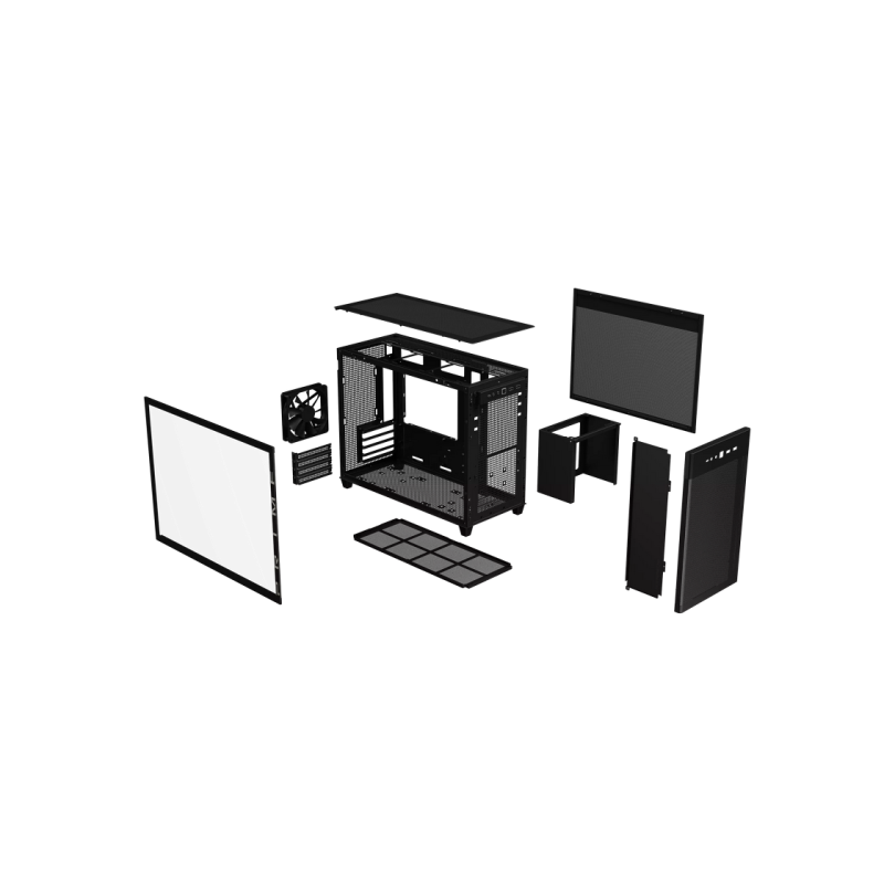 Carcasa PC Asus Prime AP201 TG, Black