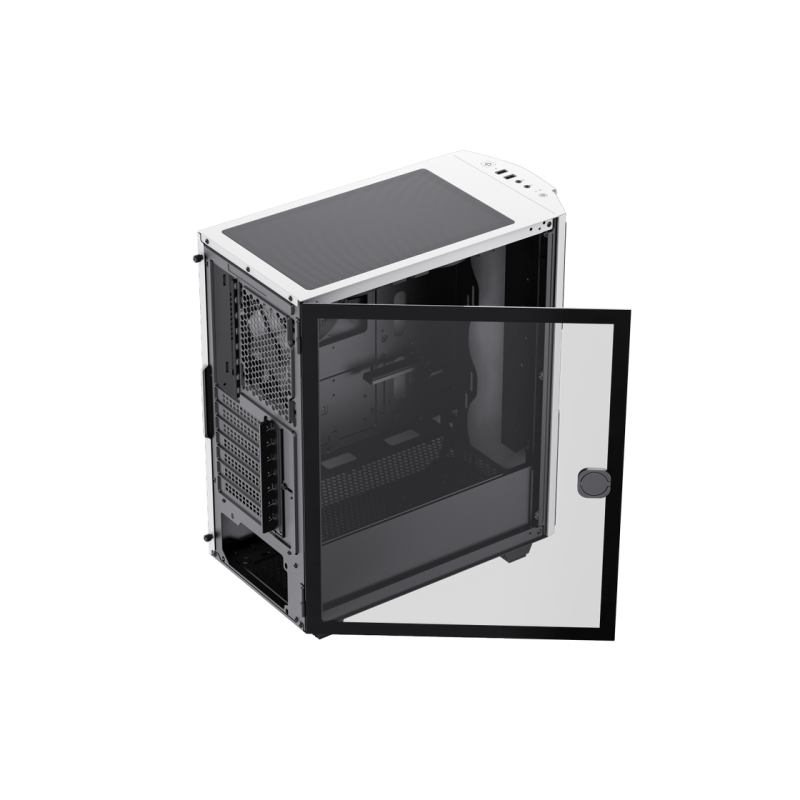 Case ATX GAMEMAX Diamond CP WT, w/o PSU, 0.5mm, 3x120mmARGB, 1x140mm, ARGB Hub, Front Mesh+LED strip, 1xUSB3.1,