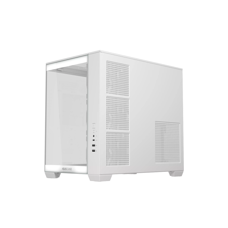 Case ATX Asus A32 PLUS TG ARGB WHITE, 4x120mm ARGB, Front Mesh, Tempered Glass, Headset hook, 2xUSBx3.0, 1xUSB 3.2