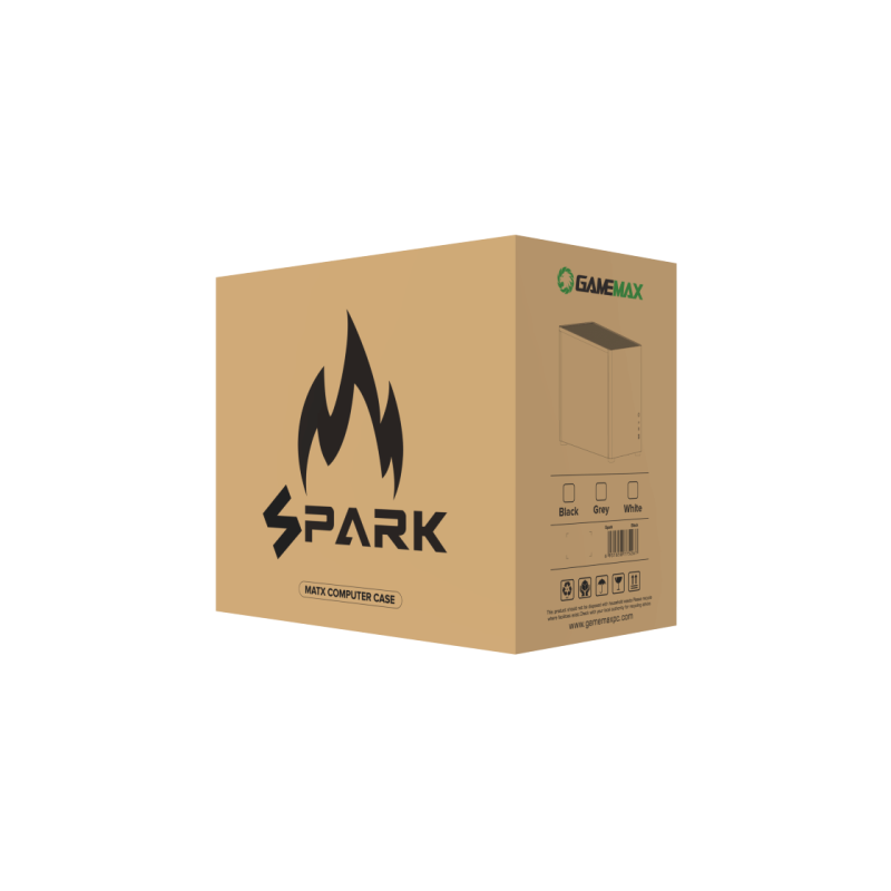 Корпус для ПК Gamemax Spark, Black
