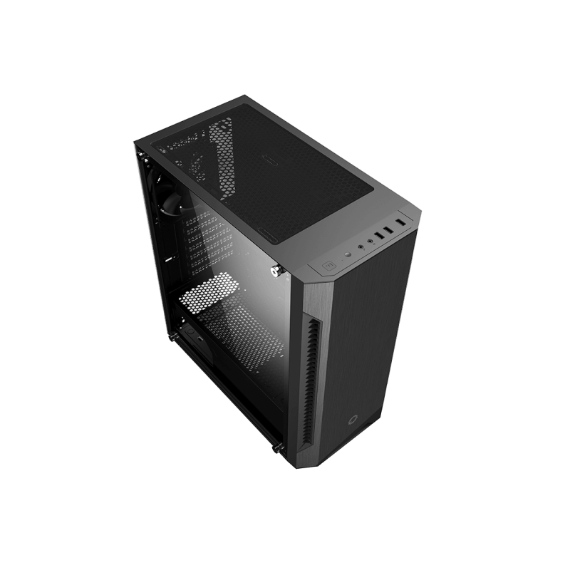 Корпус для ПК Gamemax Fortress TG, Black Корпус для ПК Gamemax Fortress TG, Black