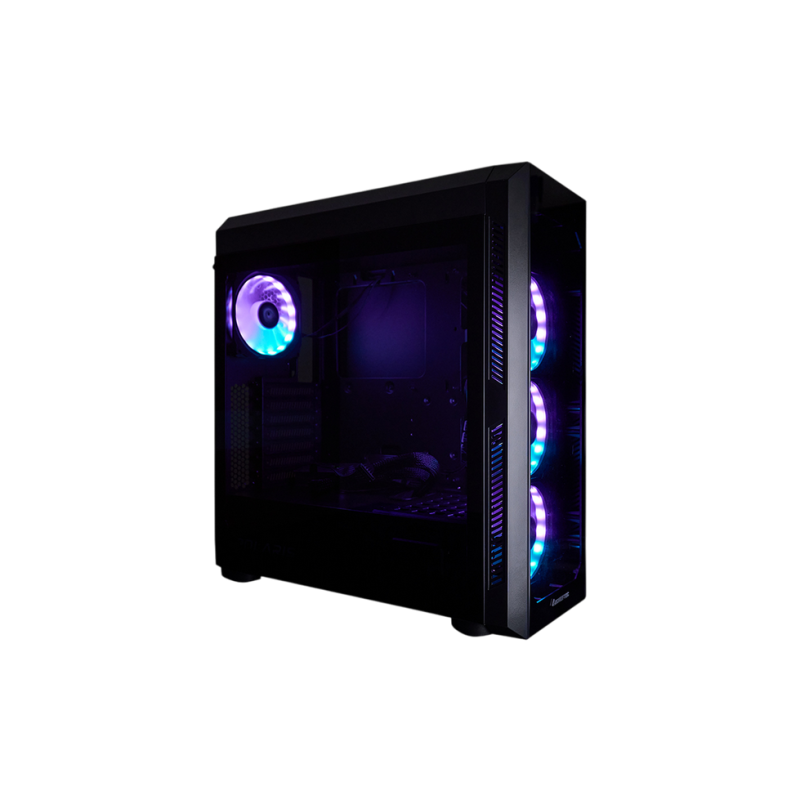 Корпус ATX Chieftec SCORPION III, без блока питания, 0,6 мм, 4x120 мм RGB, закаленное стекло спереди и сбоку, 2xUSB-A 3.2, 1xUSB-C