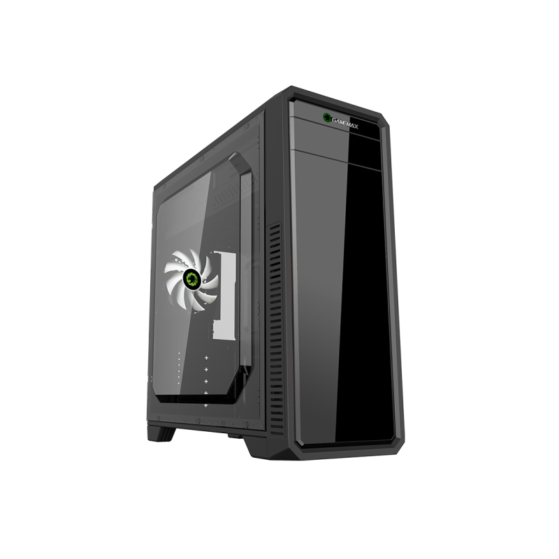 Carcasa PC Gamemax G561-FRGB, Black