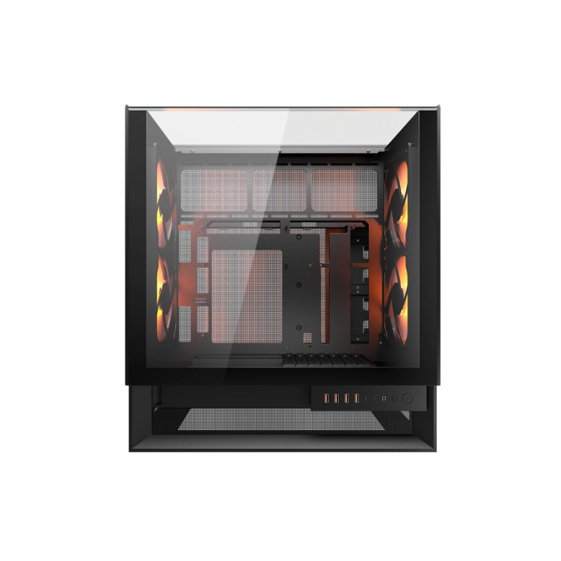 Case ATX Cougar OmnyX w/o PSU 2x160front 2x160rear PWM ARGB fans Glass: Top & Side, RGB Hub 4xUSB3.0 2xUSB-