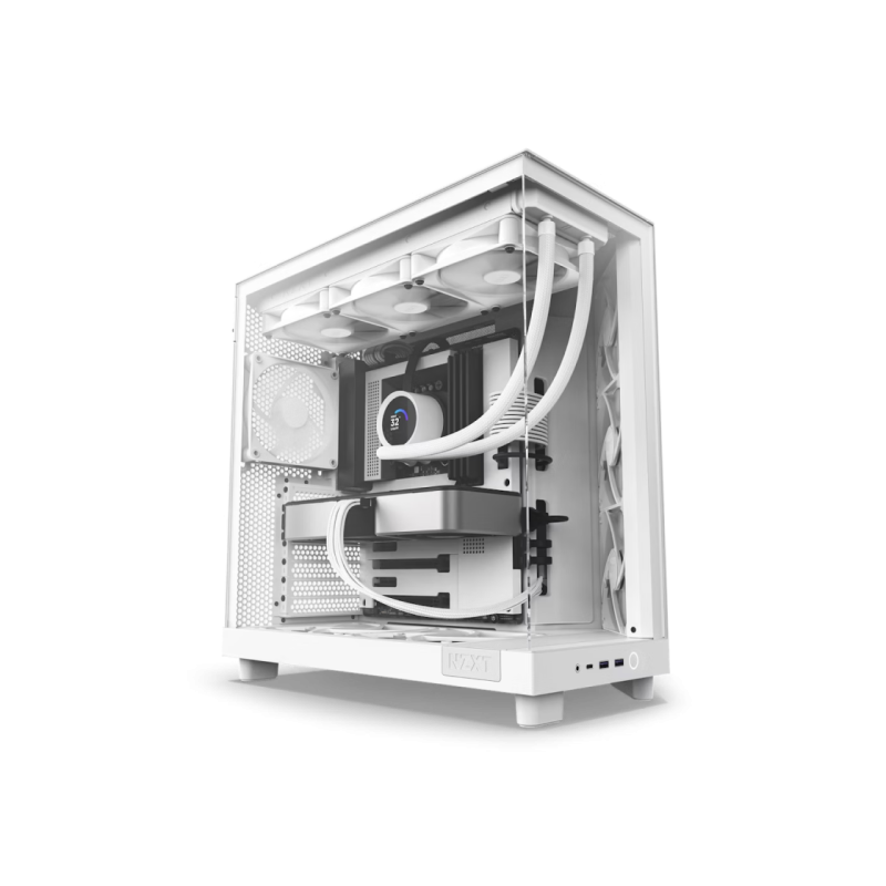 Корпус для ПК NZXT H6 Flow, White