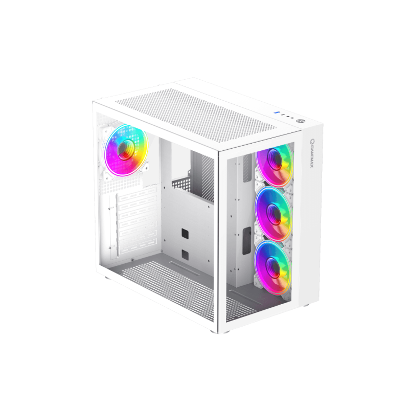 Carcasa PC Gamemax Abyss TR, White