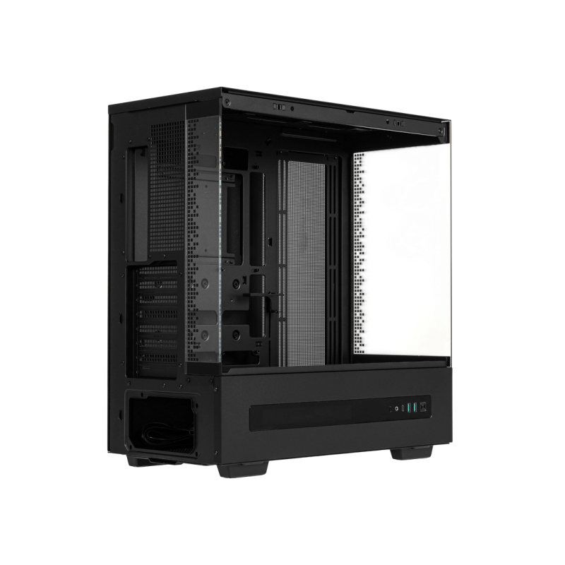 Case mATX Deepcool CH690 Digital, w/o PSU, 2xUSB3.0, 1XUSB-C, Tempered Glass, None Fans, 2x2.5", 1x3.5",