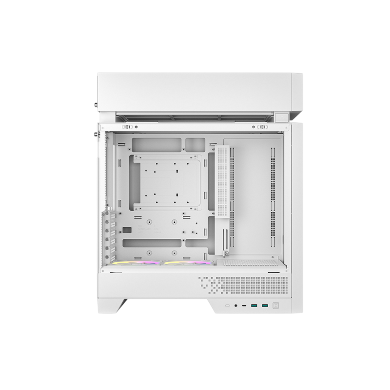 Case ATX Deepcool CL660 WH, w/o PSU, 2x120mmARGB, USB-C, USB3.0, Front Mesh, TG, Dust Filter, 2x2.5', 2x3.5",