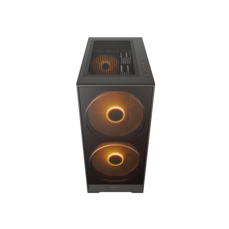 Case ATX Cougar Airface 180 w/o PSU 2x180front 1x120rear PWM ARGB fans Tempered Glass, LED controller 2xUSB3.0