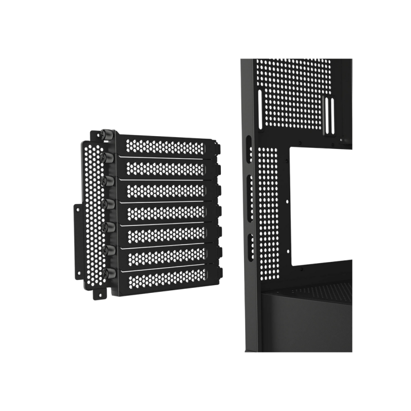 Case EATX Cougar FV 270 RGB w/o PSU 3x120 M/B side 1x120rear ARGB PWM revers Glass: Front&Side 2xUSB3.0 1xUSB-C