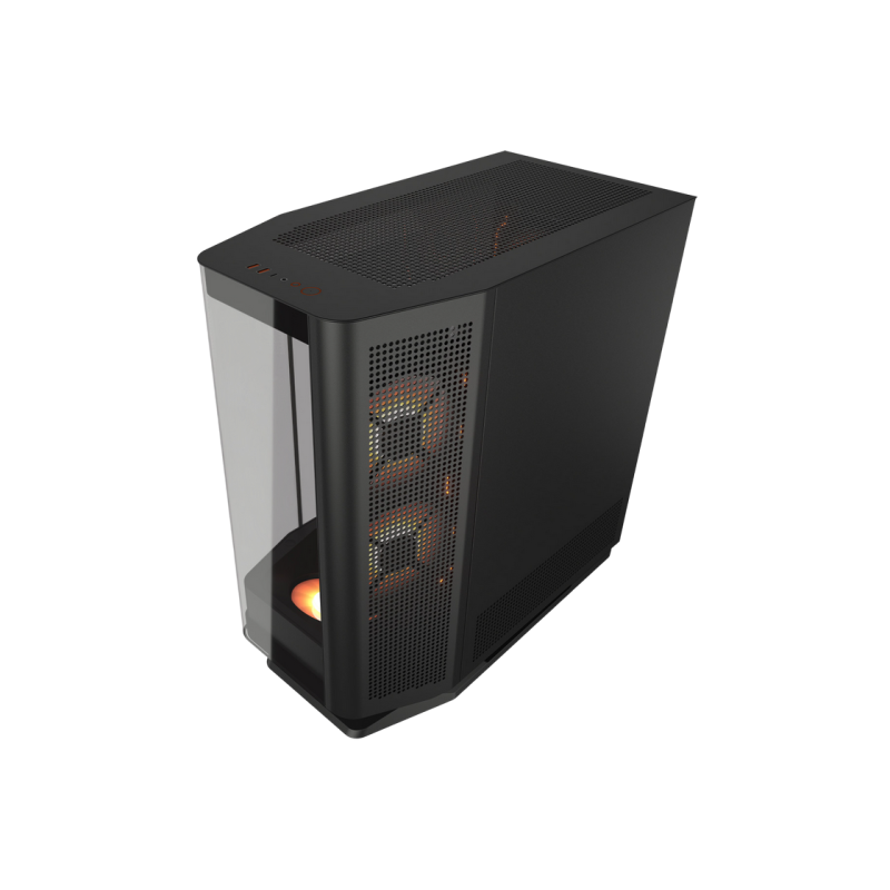 Case EATX Cougar FV 270 RGB w/o PSU 3x120 M/B side 1x120rear ARGB PWM revers Glass: Front&Side 2xUSB3.0 1xUSB-C