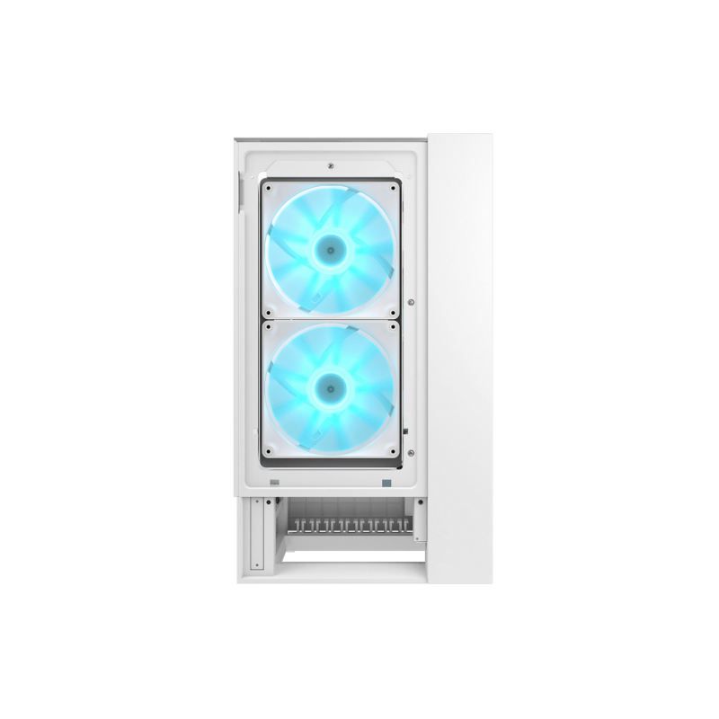 Case ATX Cougar OmnyX White w/o PSU 2x160front 2x160rear PWM ARGB fans Glass: Top & Side, RGB Hub 4xUSB3.0
