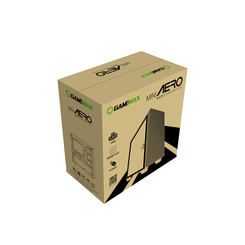 Корпус для ПК Gamemax Aero, Black