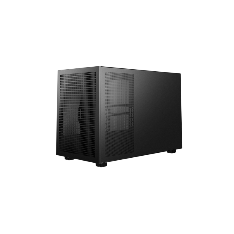 Case mATX Deepcool CH260, w/o PSU, No fans, TG, 2xUSB3.0, 1xUSB-C, 1x2.5", 1x3.5", Black