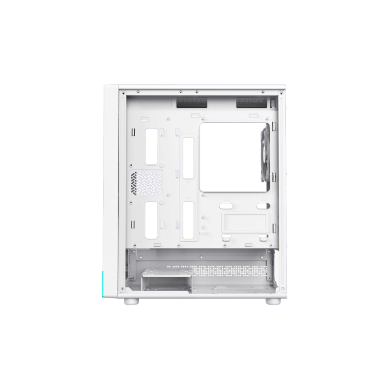 Case mATX GAMEMAX Focus MW, w/o PSU, 0.4mm, 3x120mm, Front Mesh, Tempered Glass, Dust Filter, 1xUSB-C, 1xUSB3.0,
