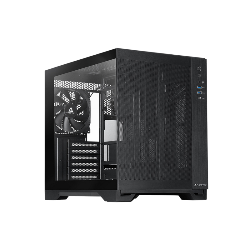 Carcasa PC Chieftec Visio Air, Black
