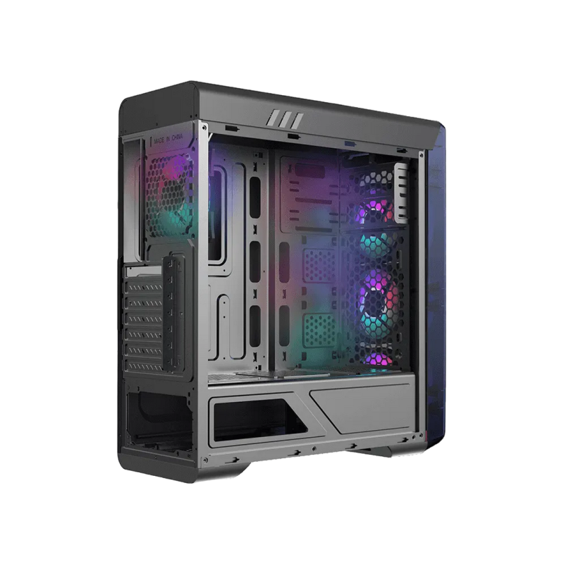 Carcasa PC Gamemax MoonLight FRGB, Black