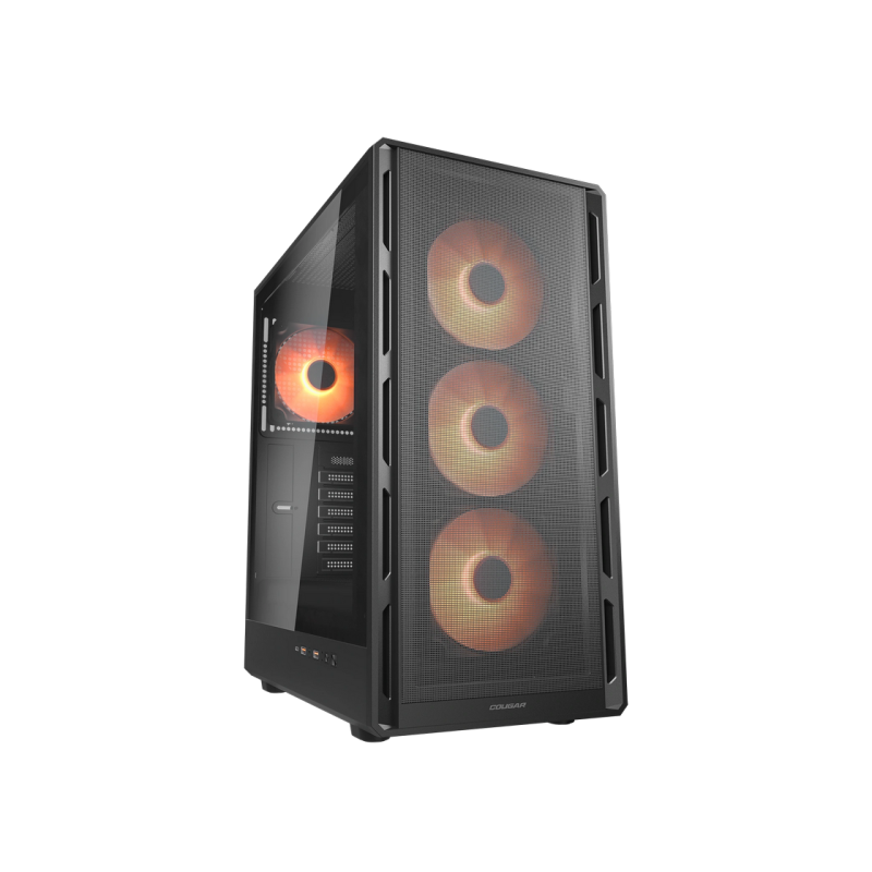 Case ATX Cougar Airface Pure PRO w/o PSU 3x120front 1x120rear ARGB PWM,Tempered Glass, LED controller 2xUSB3.0 