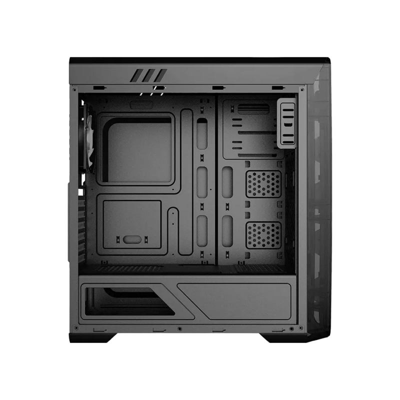 Carcasa PC Gamemax MoonLight FRGB, Black