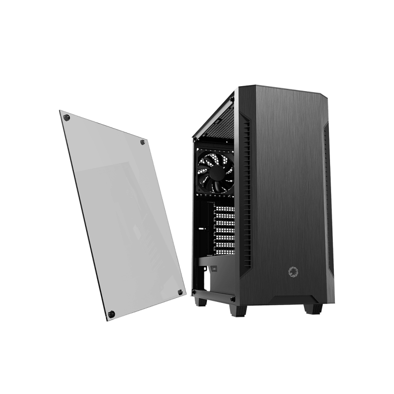 Корпус для ПК Gamemax Fortress TG, Black Корпус для ПК Gamemax Fortress TG, Black