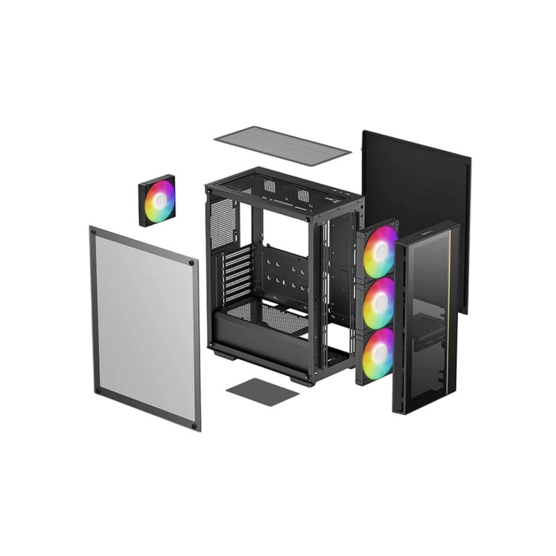 Корпус для ПК Deepcool Matrexx 55 v4, Black