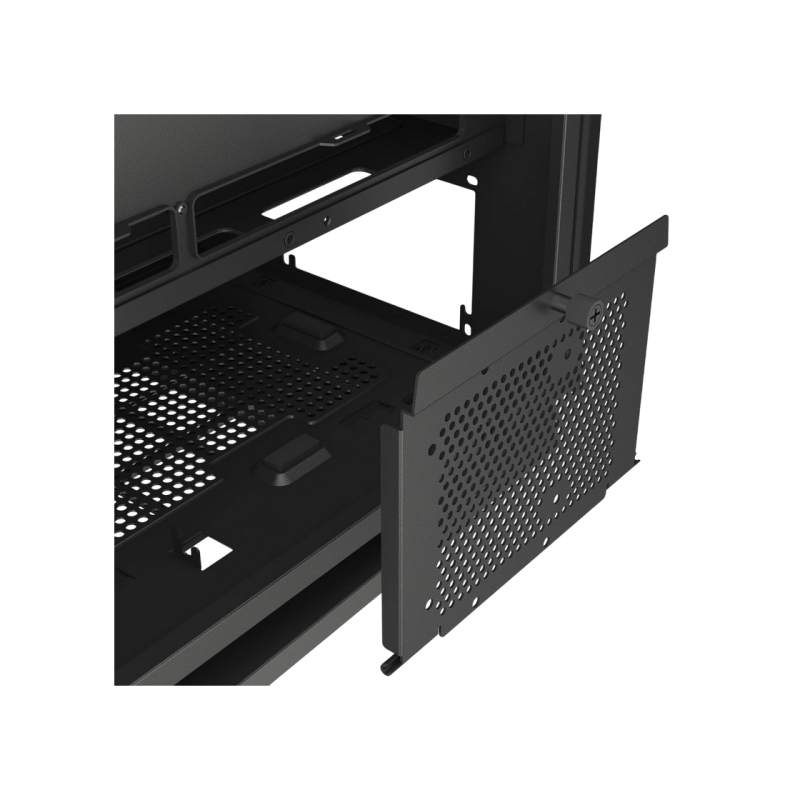 Case EATX Cougar FV 270 RGB w/o PSU 3x120 M/B side 1x120rear ARGB PWM revers Glass: Front&Side 2xUSB3.0 1xUSB-C