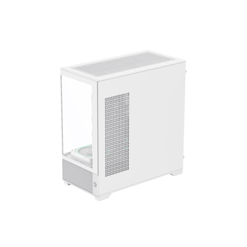 Case mATX GAMEMAX VISTA 2 MW, w/o PSU, 0.6mm, 3*120 ARGB PWM,Front&Side Tempered Glass 270- degree, 2xUSB3.0,