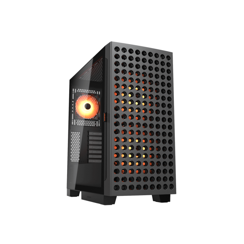 Case ATX Cougar Airface ECO RGB w/o PSU 2x180front PWM 1x120rear ARGB Tempered Glass, LED controller 2xUSB3.0 1xUSB