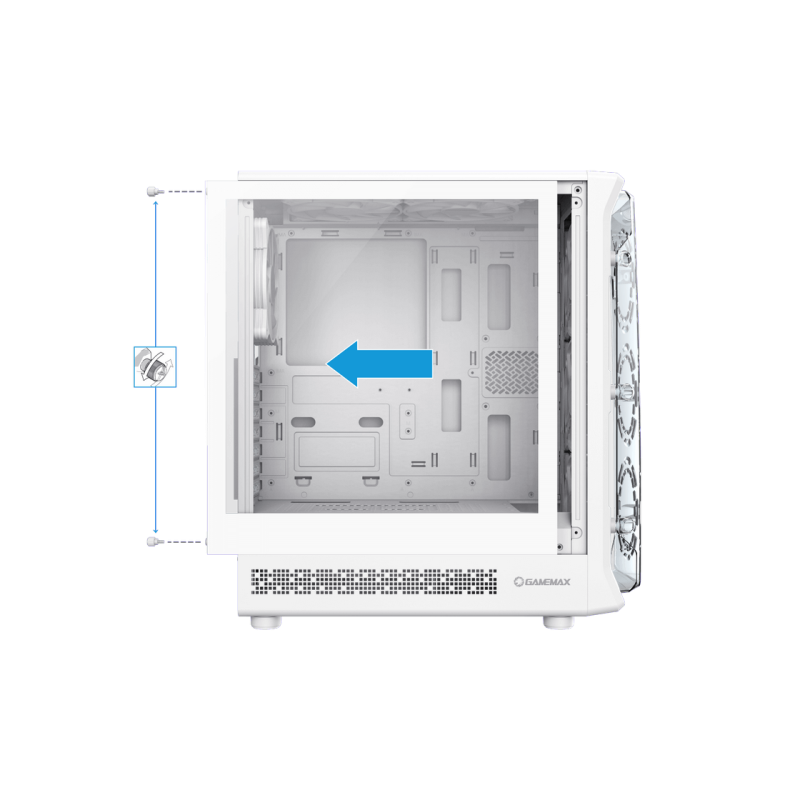 Корпус для ПК Gamemax Starlight 2 AW, White