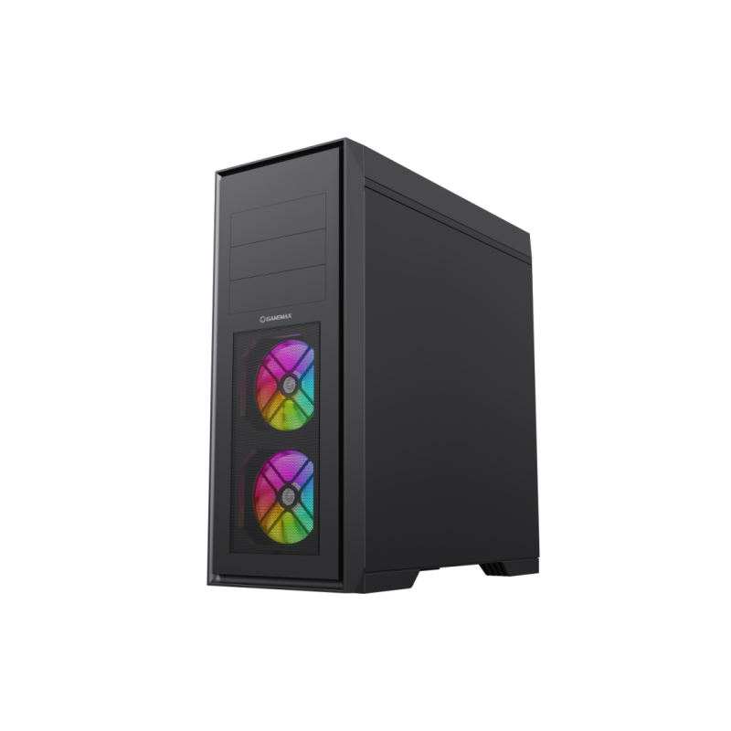 Case EATX GAMEMAX MASTER 2 BK, w/o PSU, 0,8mm, 4x120mm, Fan Controller, Tempered Glass, Dust Filter, 2xUSB3.0,