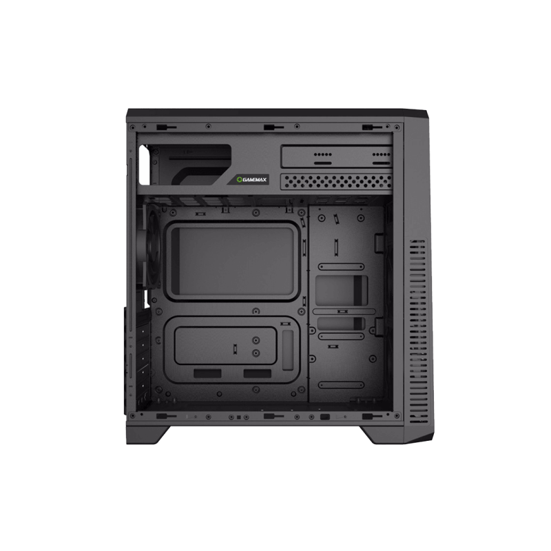 Carcasa PC Gamemax G561-FRGB, Black