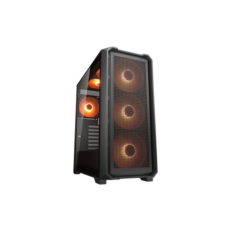 Case ATX Cougar MX600 Air PRO  w/o PSU, 5x140mm, 1x120mm, ARGB PWM, TG: Front&Side, 2xUSB3.0, 1xUSB-C, 1x2.5&