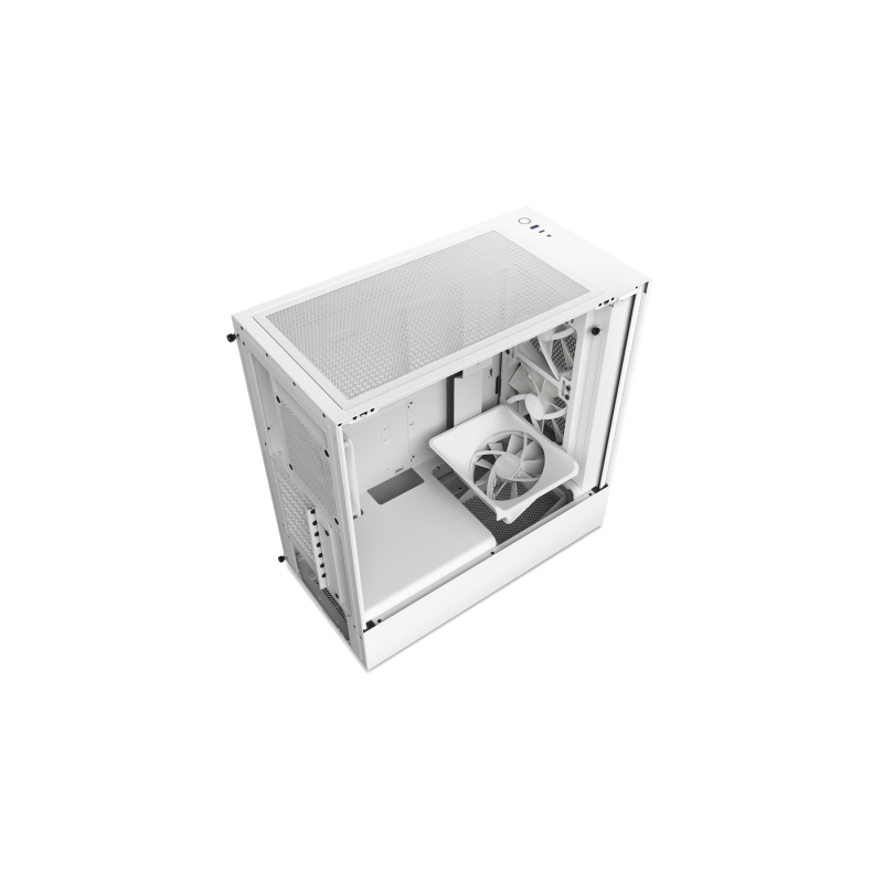 Carcasa PC NZXT H5 Flow RGB, White