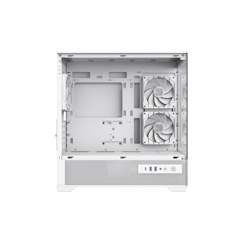 Case mATX GAMEMAX VISTA 2 MW, w/o PSU, 0.6mm, 3*120 ARGB PWM,Front&Side Tempered Glass 270- degree, 2xUSB3.0,