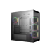 Case ATX Deepcool CG580 4F, w/o PSU, 4 ARGB fans, 2xUSB3.0, 1xUSB-C, Front & Side Tempered Glass, 2x2.5"