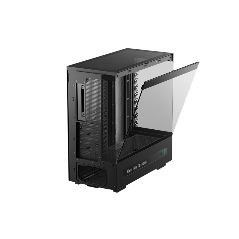 Case mATX Deepcool CH690 Digital, w/o PSU, 2xUSB3.0, 1XUSB-C, Tempered Glass, None Fans, 2x2.5", 1x3.5",
