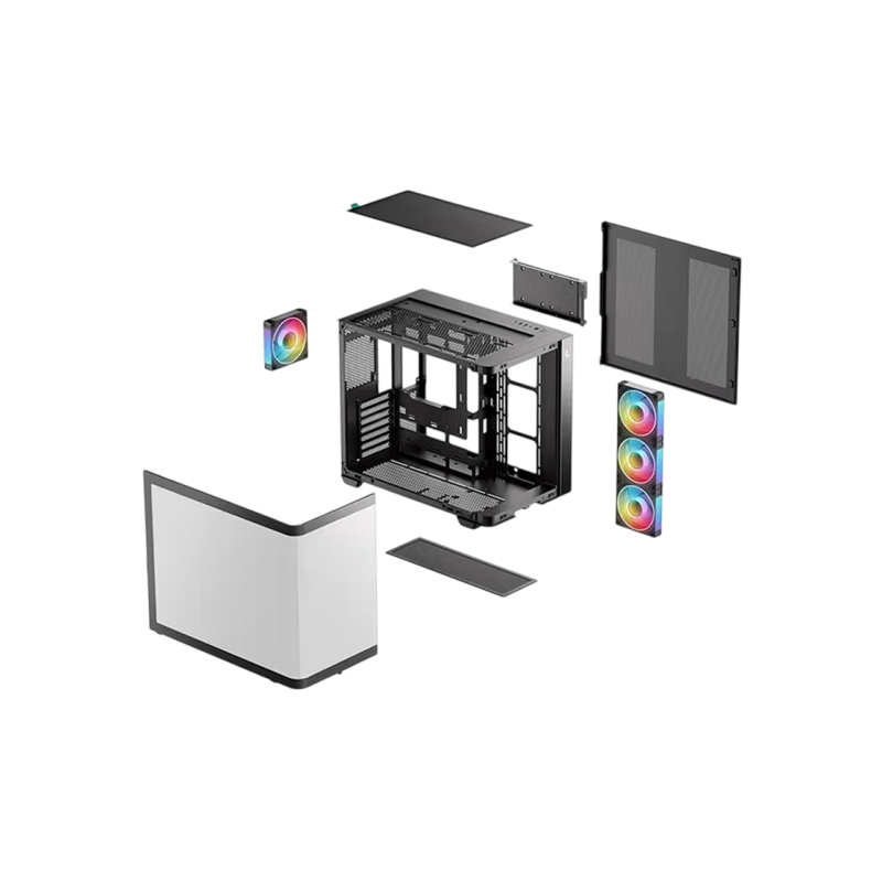 Корпус для ПК Deepcool CG530U 4F, Black