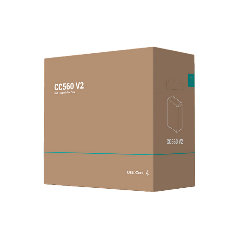 Корпус для ПК Deepcool CC560 v2, Black