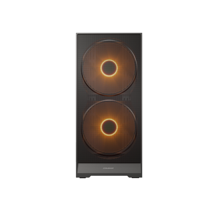 Case ATX Cougar Airface 180 w/o PSU 2x180front 1x120rear PWM ARGB fans Tempered Glass, LED controller 2xUSB3.0