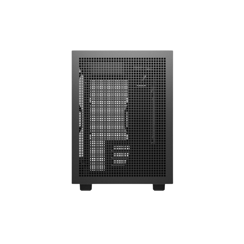 Case mATX Deepcool CH260, w/o PSU, No fans, TG, 2xUSB3.0, 1xUSB-C, 1x2.5", 1x3.5", Black